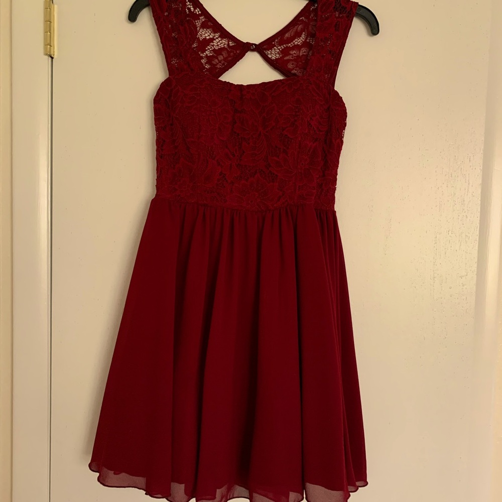 Lacy homecoming dress
